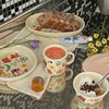 greenhouse*韩式小油画，奶油色陶瓷，早餐盘咖啡杯麦片碗
