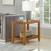 实木沙发边几角几小桌子现代简约客厅，小茶几美式方几角(方几角)柜床边柜