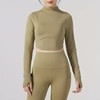 NIKE/耐克长袖T恤女子健身瑜伽短款修身运动服圆领套头衫 FB5277