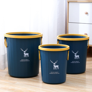 北欧垃圾桶方形家用客厅创意可爱办公室卧室厨房圾级桶简约纸篓筒