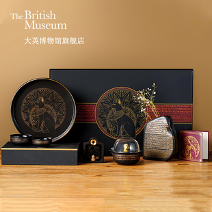 大英博物馆安德森猫茶花香茶具礼盒文化创意生日礼物送男生日礼物