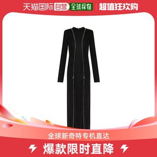 香港直邮Victoria Beckham 圆领长袖连衣裙 1322WDR003875ABLACK