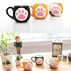 日本sunart创意马克杯陶瓷可爱猫爪肉球趣味食器生活杂货ZAKKA