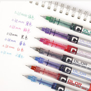 白雪直液式走珠笔彩色水性笔，中性笔学习办公签字笔，水笔0.38mm黑