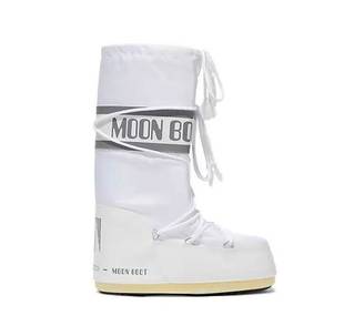 MOON BOOT ICON NYLON 靴子滑雪鞋保暖雪地靴中筒时尚