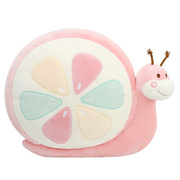 赛特柔软水果蜗牛抱枕毛绒玩具靠垫公仔女孩床上睡觉抱着生日