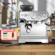 铂富brevillebes870半自动意式蒸汽，澳洲咖啡机家用磨豆打奶泡