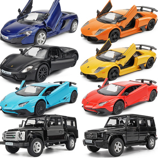 兰博基尼玩具车合金小汽车模型，摆件仿真跑车，儿童男孩赛车金属小车