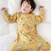 宝宝睡袋春秋薄款防踢被儿童婴儿，连体衣男童睡衣防踢被分腿无痕