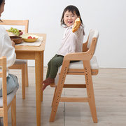 儿童学习椅实木家用可升降调节大宝宝，餐椅学生成长椅书桌写字椅