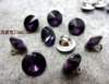 深紫色水晶钻石扣针织衫线衫衬衫钻石纽扣扣子专卖10mm14