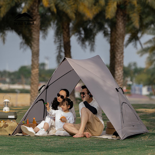 三角全自动速开帐篷户外便携式折叠露营公园，沙滩遮阳儿童野餐装备