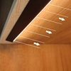 明装超薄片LED高亮灯条形灯带免开槽橱柜衣柜展柜酒柜鱼缸暖光