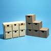 儿童diy手工木质首饰盒，创意彩泥粘贴木制橱柜收纳盒子模具摆件
