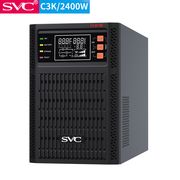 SVC在线式UPS不间断电源3000VA/2400W内置电池 稳压不断电备用C3K
