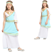 万圣节cosplay服装cos埃及王后舞台演出服儿童阿拉伯公主裙表演服
