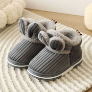 儿童拖棉鞋包跟居家鞋冬季男女孩室内可爱2021年保暖毛拖防寒