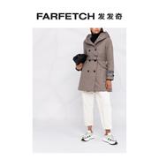 Woolrich女士连帽双排扣外套FARFETCH发发奇