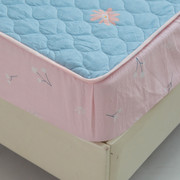 单件全棉加厚床笠床罩席梦思防滑床单纯棉枕套1.2m1.8夹棉床品