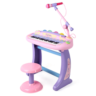 大号电子琴双供电多功能，儿童电子琴带电源贝芬乐电子琴带麦克风