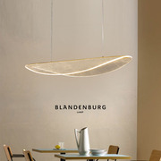 餐厅吊灯现代简约亚克力导光板，灯饰北欧个性，创意家用吧台灯具