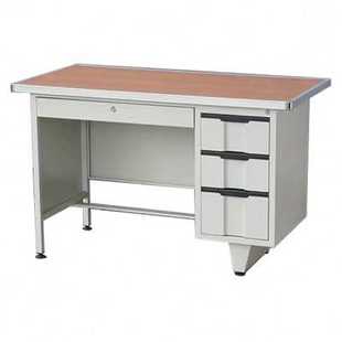 2023金属1米抽屉铁皮，桌1.2米七斗经典，办公台1.4米钢质电脑桌单人