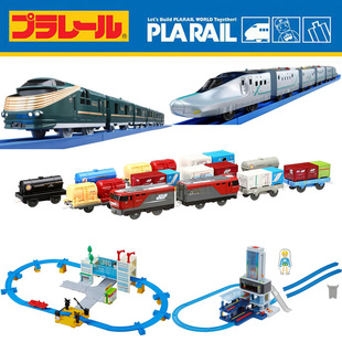 日本多美卡普乐路路E5 新干线火车玩具益智拼搭轨道立体大楼玩具