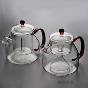 蒸茶壶煮茶器煮茶壶套装泡茶家用电陶炉玻璃烧水壶耐高温蒸汽茶具