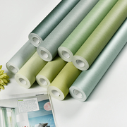 浅绿色灰绿墨绿薄荷绿色系墙纸，北欧复古绿纯色素色壁纸果绿色草绿