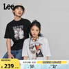 Lee24春夏舒适版圆领动物图案男女同款短袖T恤LUT0083184LE