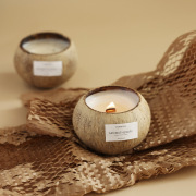 香昱创意礼物椰子壳香熏蜡烛礼盒小众卧室内香氛持久清新海风系列