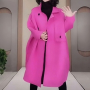 中长款风衣外套女2023年春季韩版宽松休闲单排扣空气层女外套