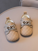 秋冬一岁男宝宝学步鞋，6一12个月女婴儿，鞋子加绒棉鞋防滑防掉9