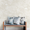 东南亚原木风景植物壁纸日式客厅卧室壁画2023V墙纸 叶语墙布