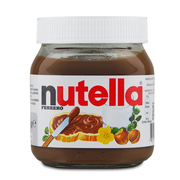 费列罗nutella能多益巧克力酱，烘培榛果可可，酱早餐面包蘸酱烘焙2瓶