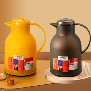 SHIMIZU清水保温壶时尚保温瓶创意热水瓶玻璃内胆暖瓶家用咖啡壶