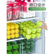 日本进口MUJIE冰箱盒子抽屉式食品级蔬菜鸡蛋收纳专用食物保鲜盒