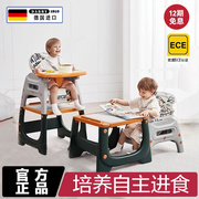 德国进口宝宝百变餐椅多功能婴儿餐桌椅家用安全防摔儿童学坐椅