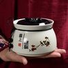 青花瓷茶叶罐红釉密封罐子陶瓷罐茶罐茶叶盒茶叶包装盒家用茶具