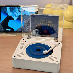 时光岁月cd机听专辑，光盘播放器碟片，复古桌面听唱片蓝牙音箱便携式