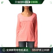 香港直邮emporioarmani女士，粉色棉质长袖，t恤3z2t63-2j06z-0316