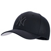 经典低调款纯黑色ny纽约洋基队，棒球帽成熟稳重47brand鸭舌帽子