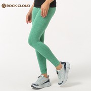 岩云RockCloud瑜伽裤女健身裤高腰提臀透气修身显瘦跑步运动裤薄