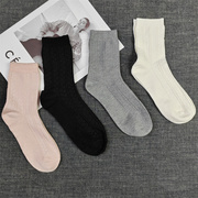高品质竹炭纤维中筒女袜夏季薄款吸汗透气袜子很好穿的女袜堆堆袜
