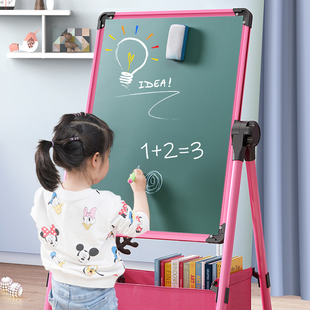 幼儿童画画板磁性玩具支架式，小黑板家用宝宝写字白板涂鸦可擦画架