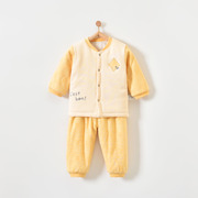 分体套装，夹棉棉衣，柔软舒适，婴儿A类