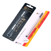 毕加索签字笔通用笔芯0.5mm纯黑色水笔0.7mm中性笔螺纹旋转宝珠笔芯替芯子弹头笔芯