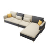 意式轻奢沙发客厅现代简约科技布艺大小户型直排转角贵妃组合沙发