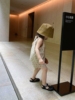 yusong2024夏装女儿宝宝童装，日系波点吊带背心，短裤套装薄款