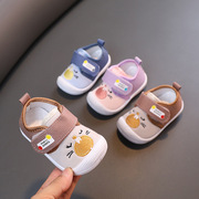 巴拉巴柆会响的叫叫鞋0-1-3岁婴儿学步鞋卡通透气男女童布鞋春秋